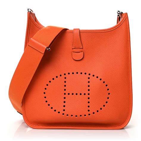 hermes roubaram|Hermes evelyne bag.